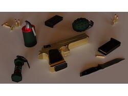 Модель пістолета Desert Eagle